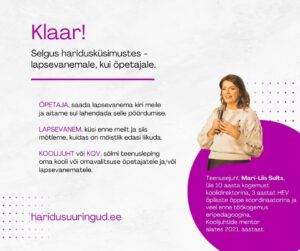 lapsevanemate kirjadele vastamine